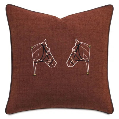 Equestrian Embroidered Decorative Pillow | Wayfair North America