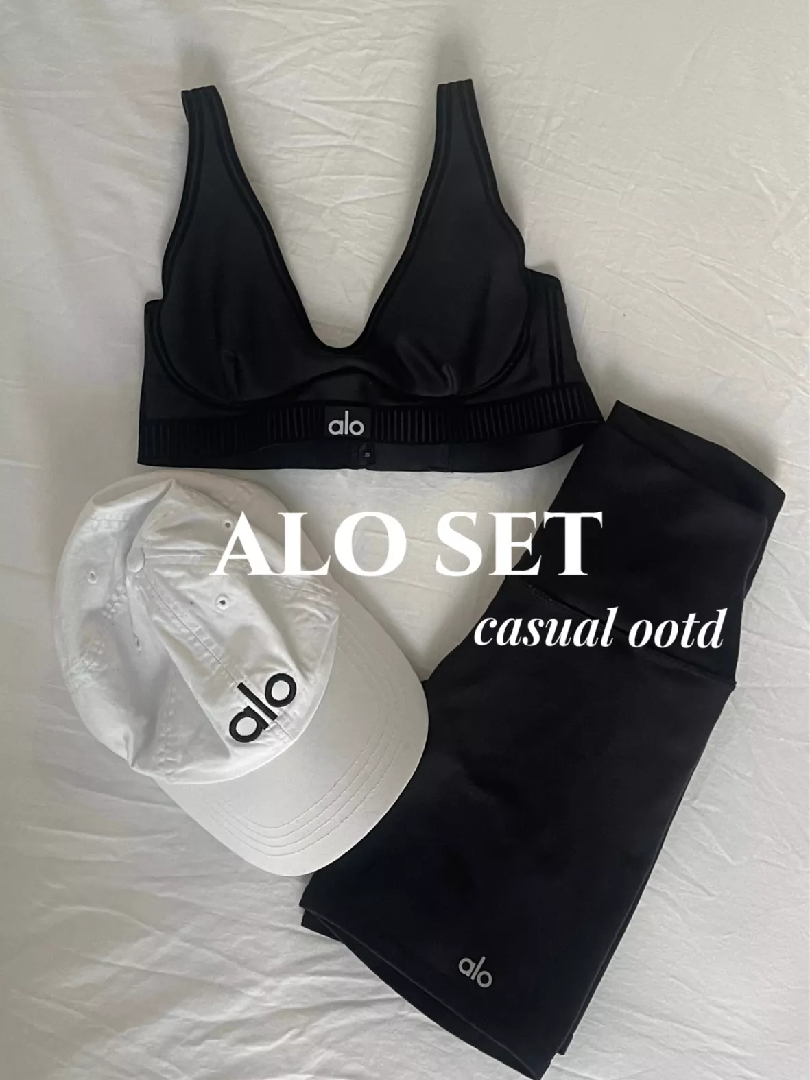 Airlift Take Charge Bra in Black by Alo Yoga