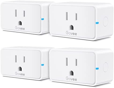 Govee Smart Plug 15A, WiFi Bluetooth Outlets 4 Pack Work with Alexa and Google Assistant, WiFi Pl... | Amazon (US)