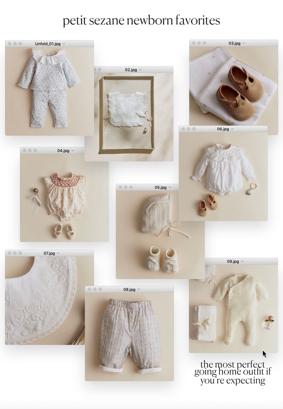 petit sezane baby favorites