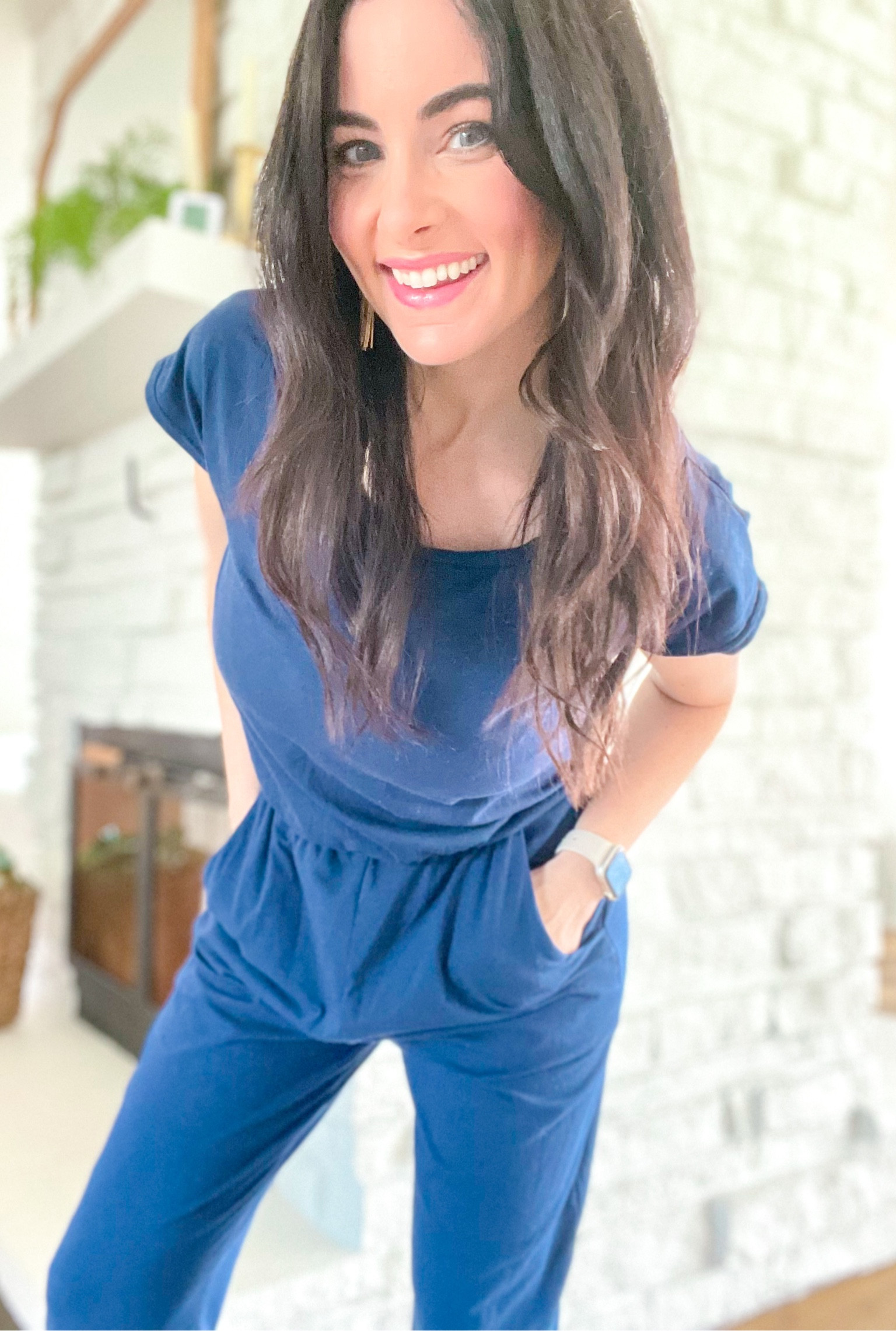 My favorite romper for the summer! 

It fits true to size. I’m wearing a size small! I have this in numerous colors! Throw on a Jean jacket for the cooler days too! 

#LTKworkwear #LTKGiftGuide #LTKSeasonal