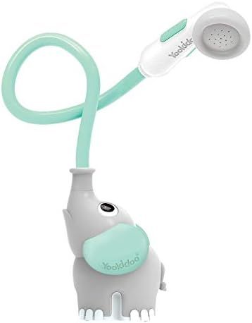 Amazon.com : Yookidoo Baby Bath Shower Head - Elephant Water Pump with Trunk Spout Rinser - Contr... | Amazon (US)