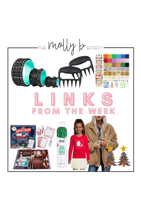 Links from this week!!!

These deep tissue muscle rollers are amazing! Use them daily

Meat shredders, truly shreds the meat so well & you can just throw them in the dishwasher!!!! 

Bracelet making kit, Charlotte and I just made some fun Christmas ones! We add this to all of her friend’s gifts!!! 

The most adorable Santa list that turns into an ornament and a keepsake forever! 

Charlotte Santa shirt, TTS

My teddy bear jacket, has this thing for years and love it, definitely my warmest jacket.

Holiday earrings that go with EVERYTHING ♥️

#LTKfamily #LTKSeasonal #LTKGiftGuide