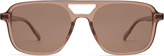 SOJOS Retro Aviator Sunglasses for Women Men,Trendy Rectangle Womens Mens Shades Sun Glasses SJ22... | Amazon (US)