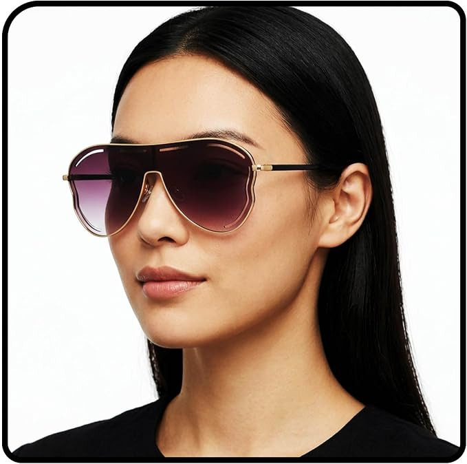 Woeoe Oversize Square Sunglasses Polarized Sun Glasses Fashion Sunnies Sunglasses for Women Costu... | Amazon (US)