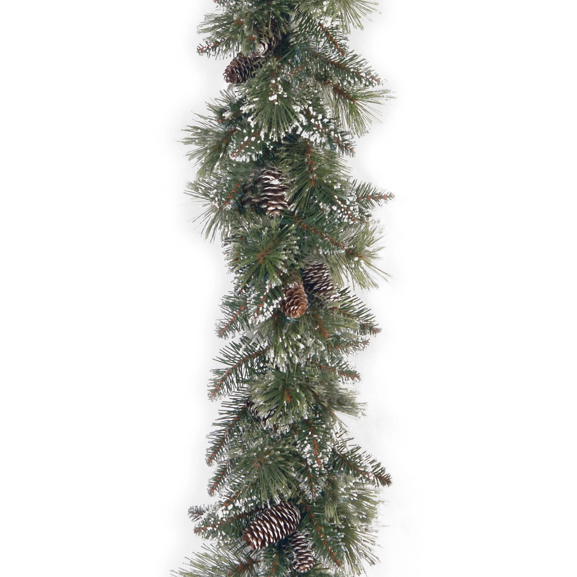 6-ft. Glittery Bristle & Pinecone Pine Artificial Christmas Garland | Kohl's