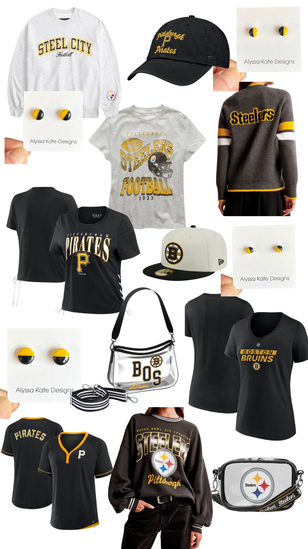 The perfect game day Inspo for your Black and Yellow Alyssa Kate Designs studs! 

#LTKStyleTip #LTKActive