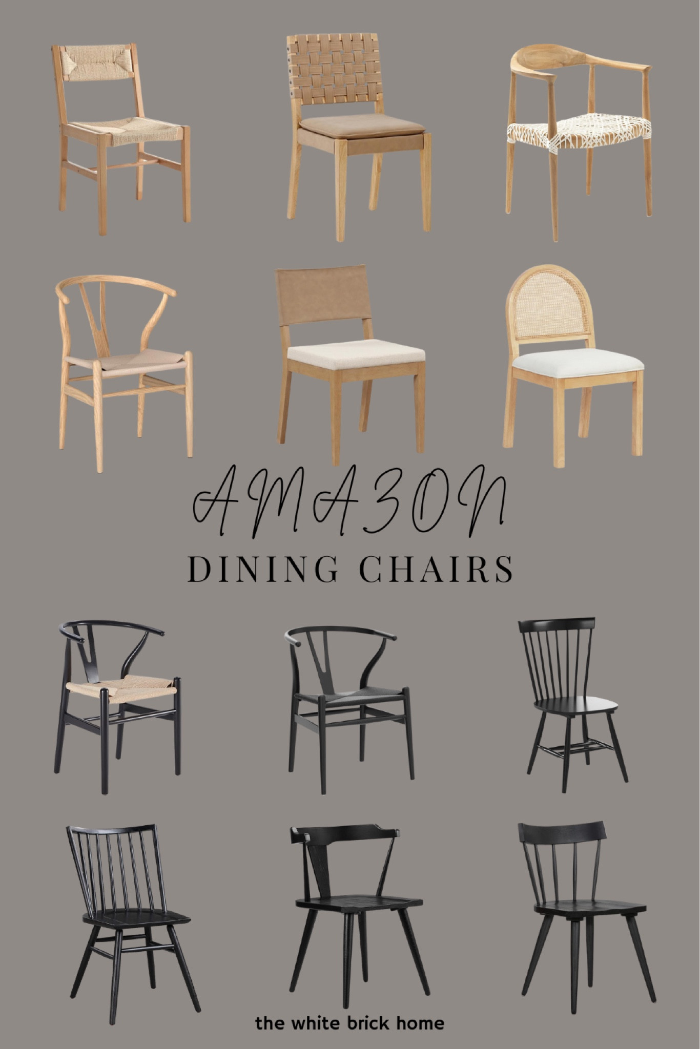 Affordable Amazon dining chairs that look designer - most of these are under $200 each! Great price point and most of them ship for free, too. 

Amazon, Amazon home, Amazon dining chair, dining chairs, affordable dining chairs, dining room furniture, black dining room chair, oak dining room chair, designer dupe dining room chair, free shipping, dining room. 

#LTKsalealert #LTKfindsunder100 #LTKhome