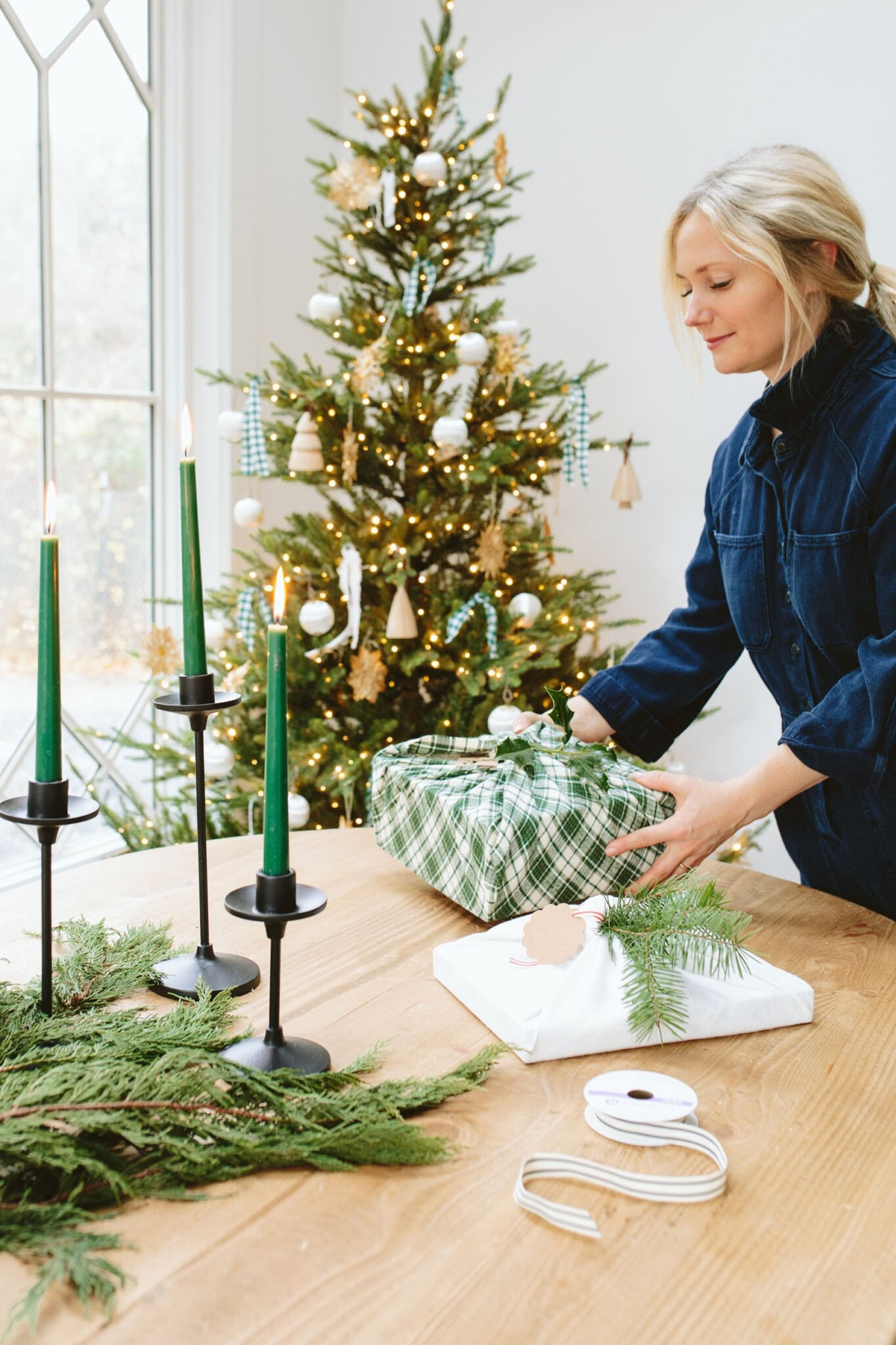 I work here most days so last year I didn’t do a tablescape beyond throwing down some pine branches from outside and these candlesticks from Target. You don’t always need a ton of stuff to get yourself in the festive spirit! 

#LTKfindsunder50 #LTKhome #LTKHoliday