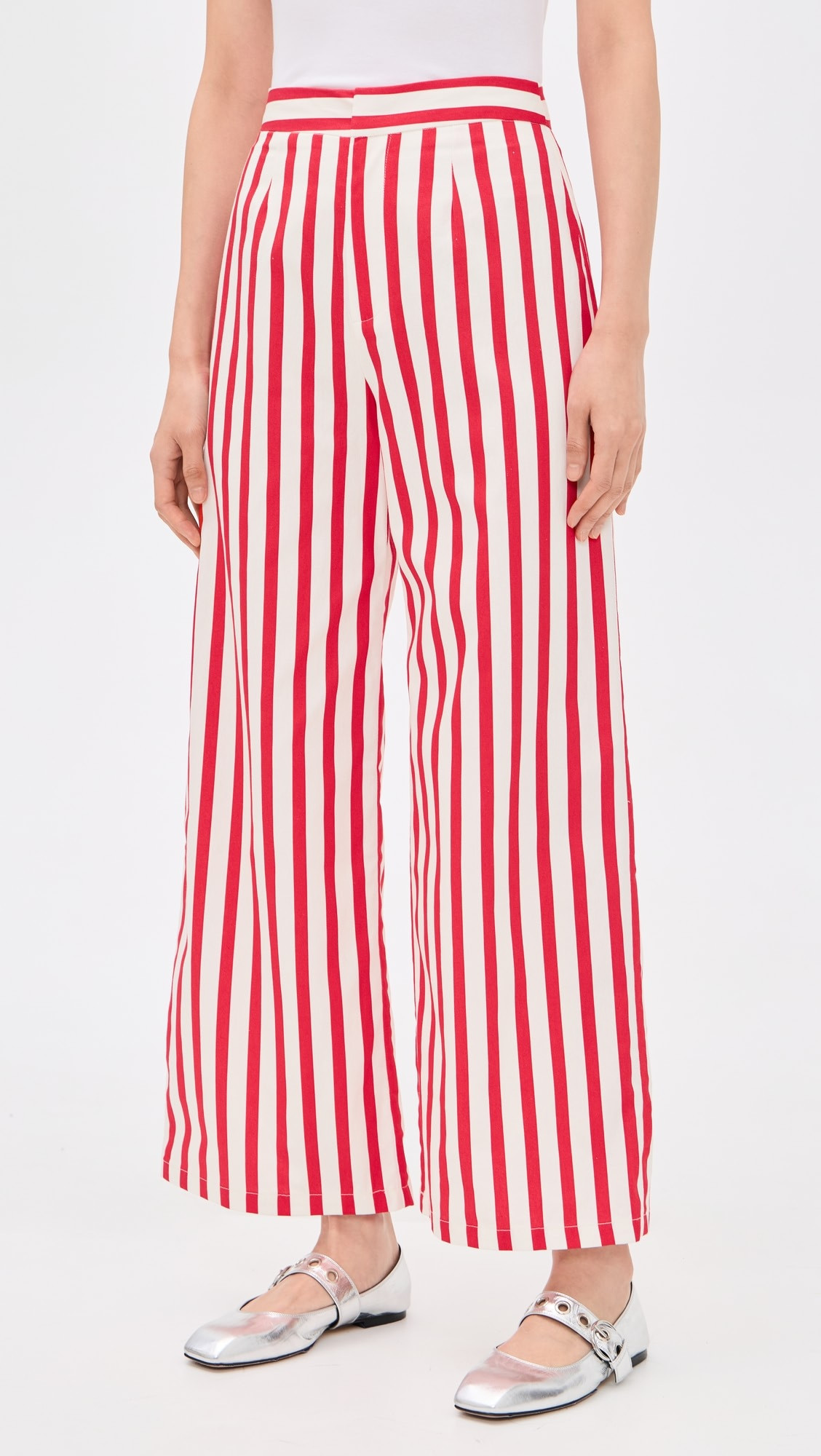 Red Stripe Mara Trousers | Shopbop