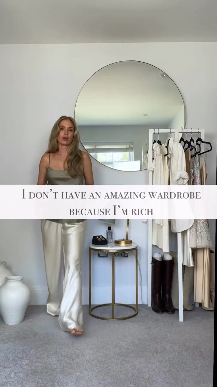 I have an amazing wardrobe because I’m a really clever shopper! 

8 years ago I was a shopaholic, I was fast fashion addicted and chasing trends that never felt like me. I hated my wardrobe even though I was spending a lot of money on clothes every month.

It took a pregnancy for me to wake up and decide to figure out a better way. I wanted my wardrobe to actually work for me and my life.

So I went on a mission, and now 8 years later I have over 50 clever tools that has helped me build my own high quality luxury wardrobe, without being rich.

I share all that I have learned, so you can do the same. So if you are not already following me, I suggest you do. I can save you a lot of money.

What is your biggest problem when it comes to buying clothes? 

🤍You can find the items I’m wearing in my link in bio, or just comment “link” and I will DM the links to you 🤍

If you feel overwhelmed by your wardrobe and want clarity on your personal style, do the 7 Day Wardrobe Reset - I will show you step by step how to clear out, help you understand what you actually like, identify what’s missing, and figure out what to buy next. 

Just comment “reset” and use the code “FIRST40” for 40% off.

#tessmontgomery #clevershopper #wardrobeexpert #capaulewardrobe #slowfashionstyle

#LTKOver40 #LTKgrwm #LTKstorytime