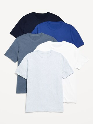Crew-Neck T-Shirt 5-Pack | Old Navy (US)