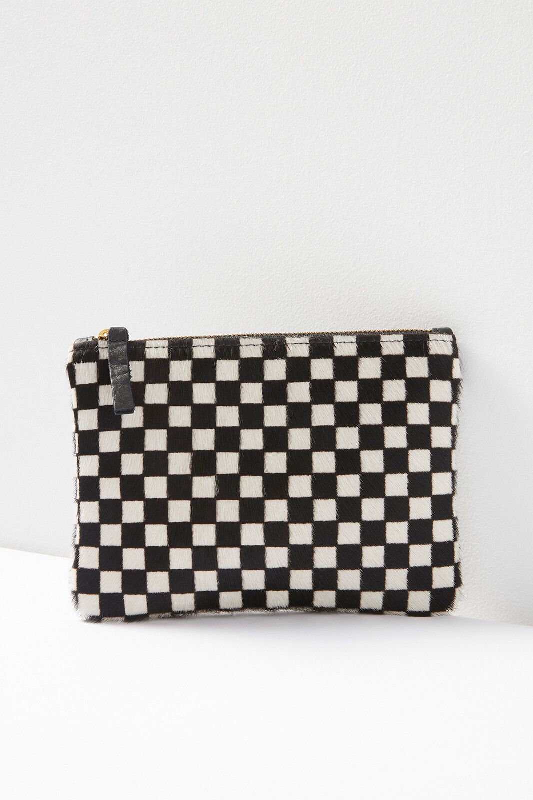 PRIMECUT Checkered Leather Pouch | EVEREVE | Evereve