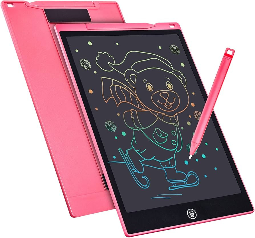 LCD Writing Tablet Drawing Board 12 Inch Colorful Girls Toys Christmas Birthday Gift for 3 4 5 6 ... | Amazon (US)
