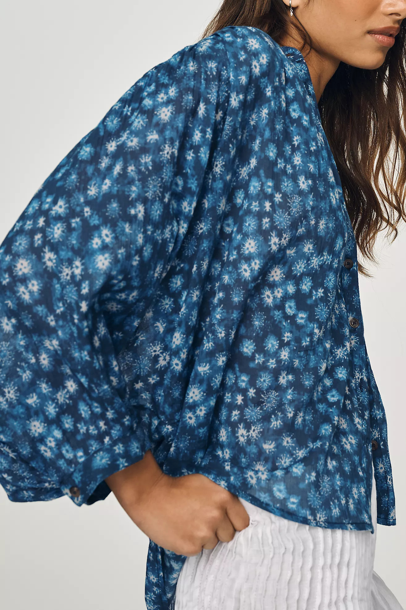Sidney Batwing Blouse by Pilcro | Anthropologie (US)