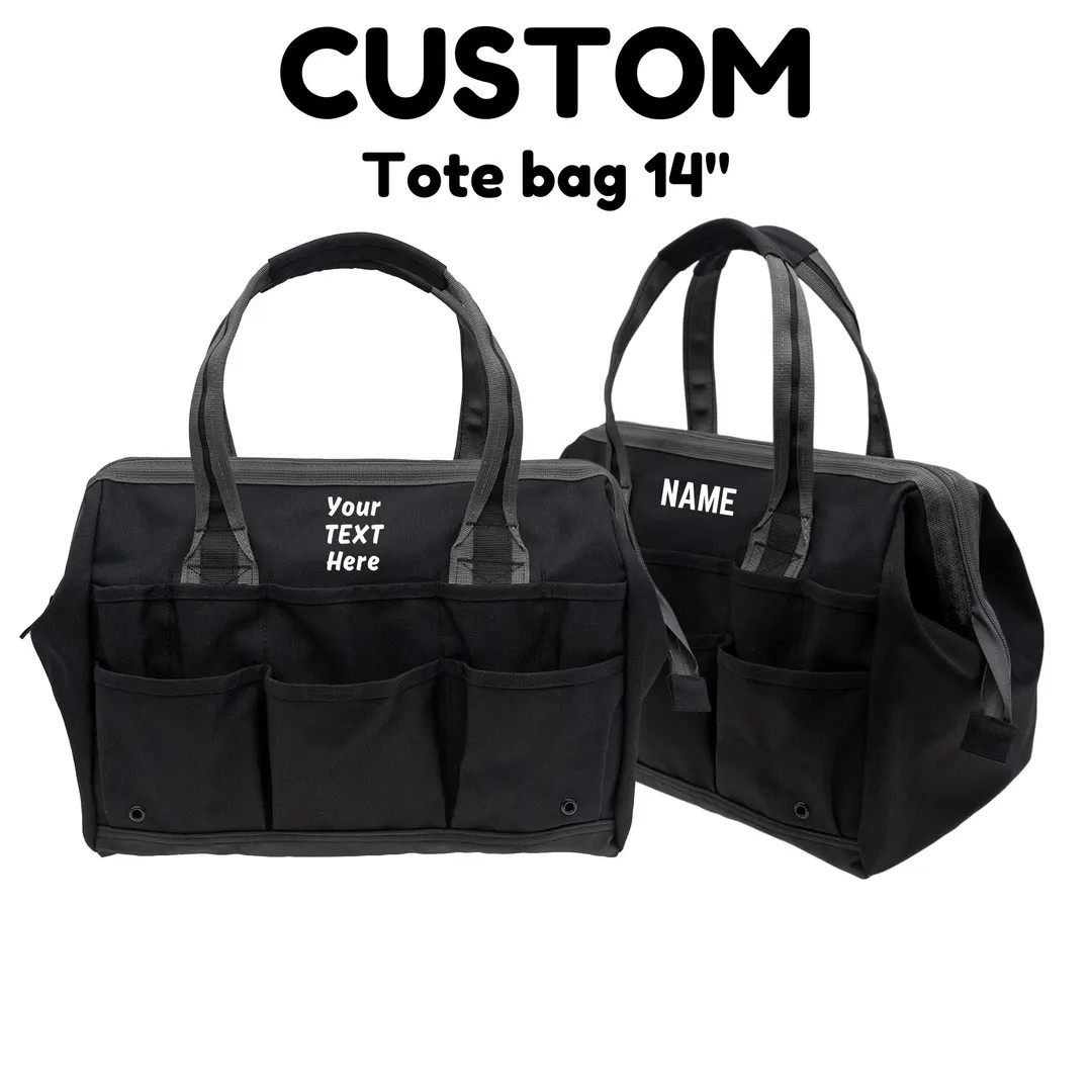 Personalized Tool Bag | Custom Name Heavy Duty Canvas Tool Bag for Plumbers, Electricians & Handy... | Etsy (US)