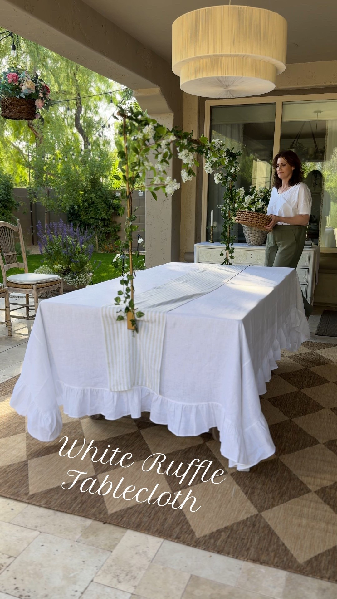 The classic white tablecloth with ruffles, is the perfect foundational piece for any table. 

My tablecloth is from Arte Italica and Crown Linen @arteitalicacrownlinen and they don’t have a direct link here on LTK, so you’ll need to visit their website. But, I have searched and found some pretty, similar options for you listed below. 

white tablecloth, ruffle tablecloth, elegant tablecloth, classic tablecloth, tablecloth 



#LTKHome #LTKParties
