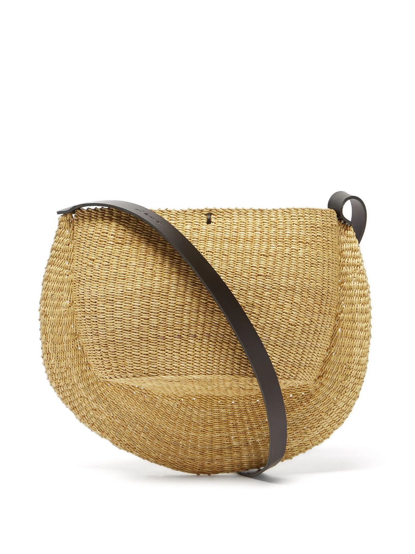 N.28 Longue Crete straw basket bag | Inès Bressand | Matches (US)
