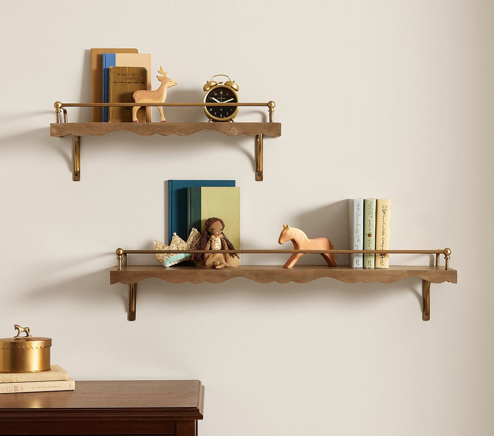 Chris Loves Julia Metal and Wood Shelving (24"- 36") | Pottery Barn Kids