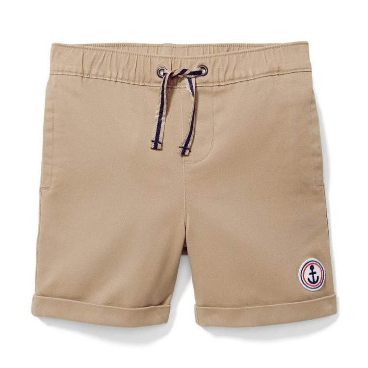 Anchor Pull-On Stretch Twill Short | Janie and Jack