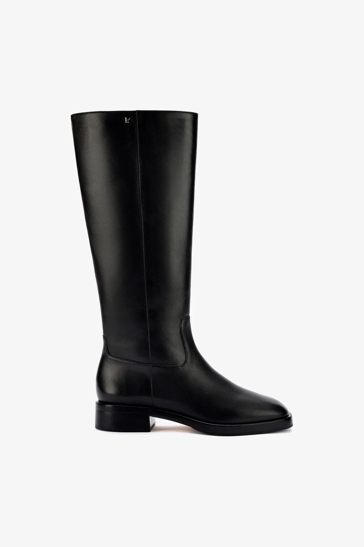 Anne Boot In Black Leather | Larroude