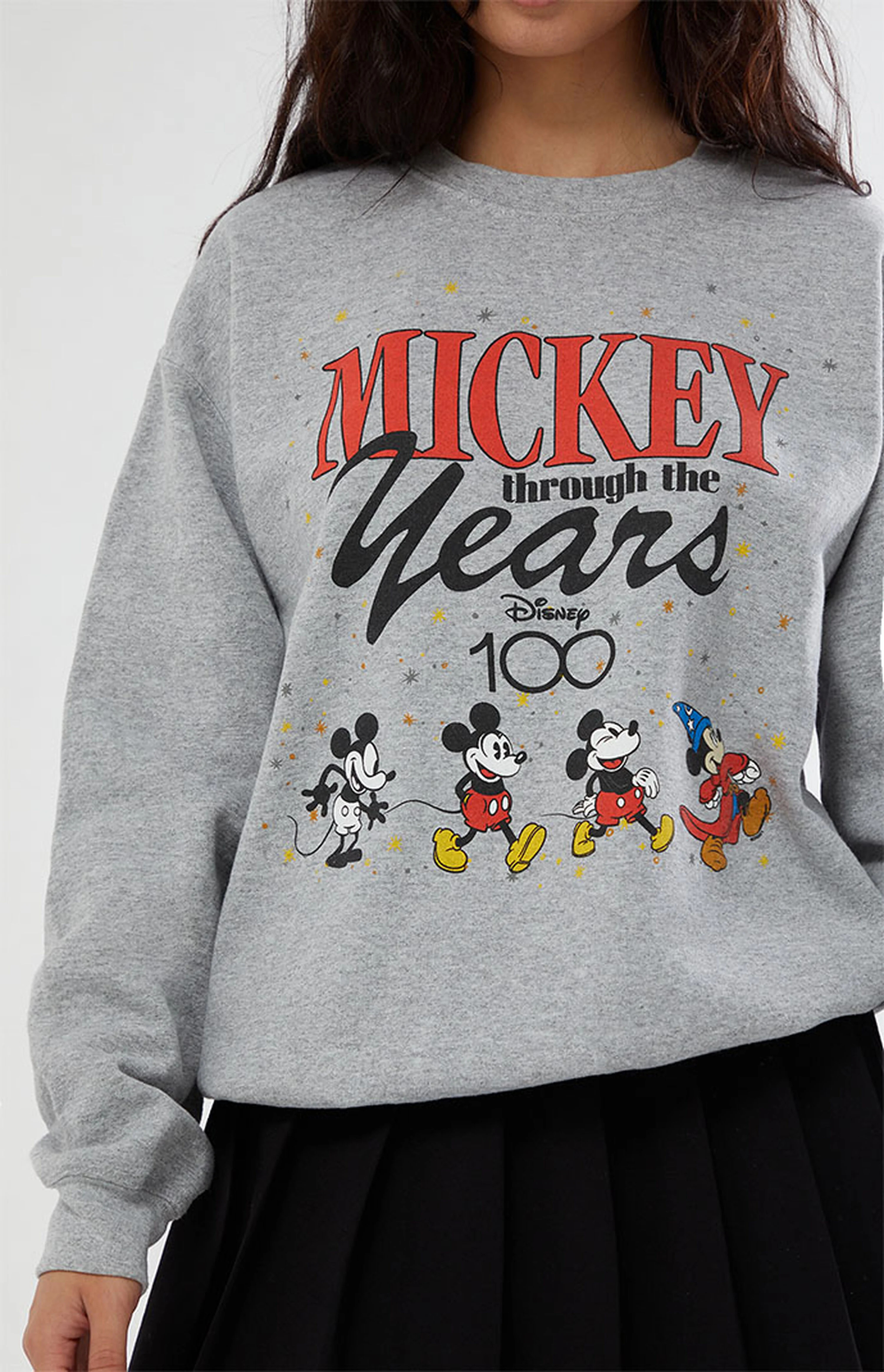 Junk Food Mickey Through The Years Sweatshirt | PacSun