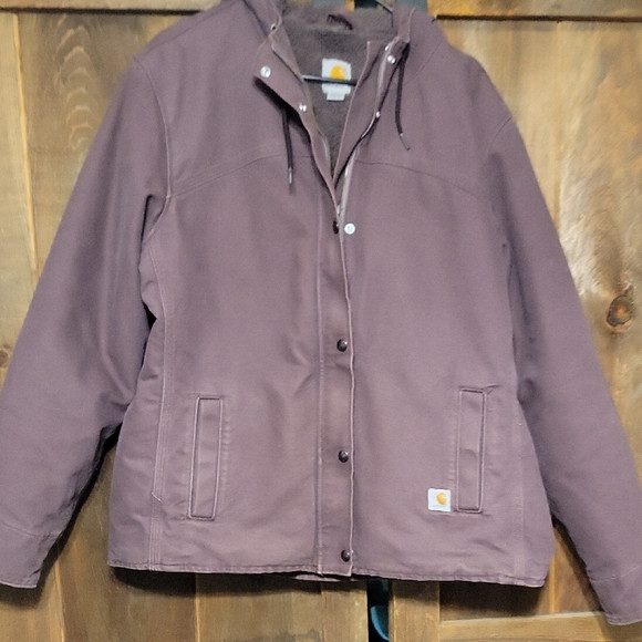 Carhartt Mauve Hooded Jacket | Poshmark