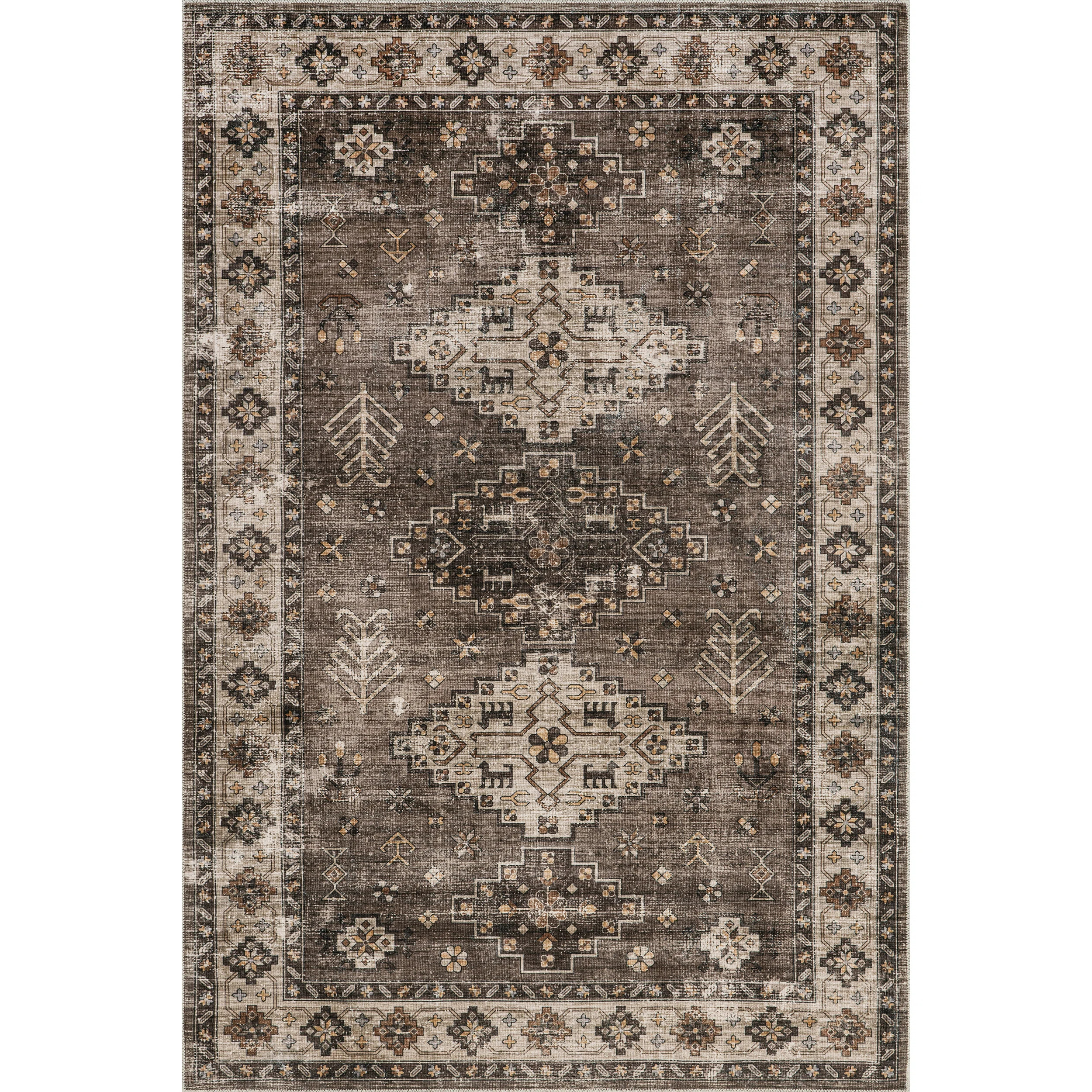 Lauren Liess x Rugs USA Barbary Distressed Machine Washable Area Rug | Wayfair North America