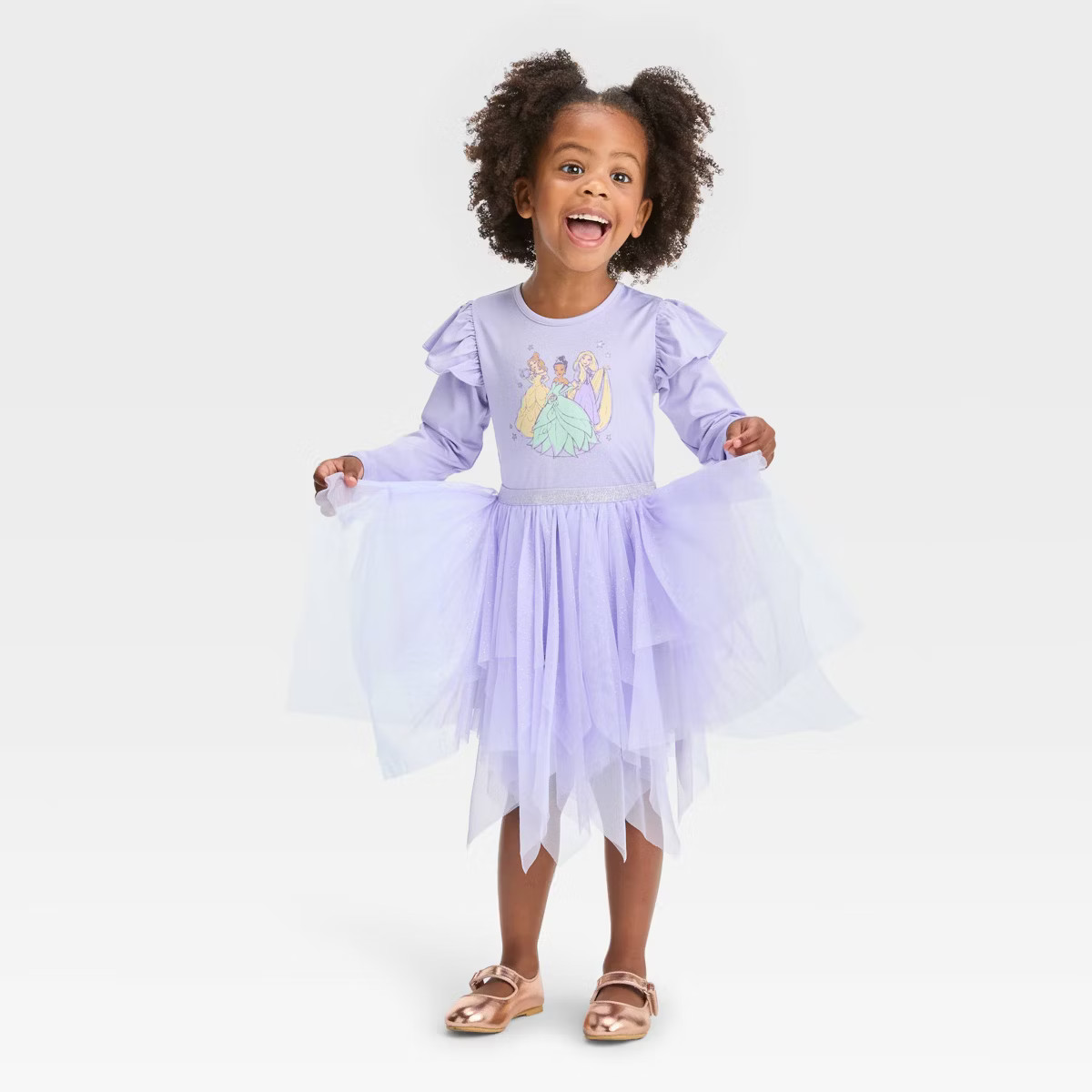 Toddler Girls' Disney Princess Ballerina Tutu Dress - Purple | Target