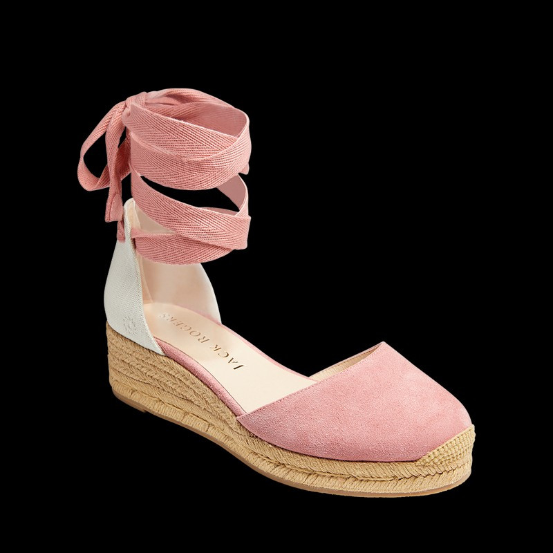 Palmer Ankle Wrap Espadrille Mid Wedge | Jack Rogers