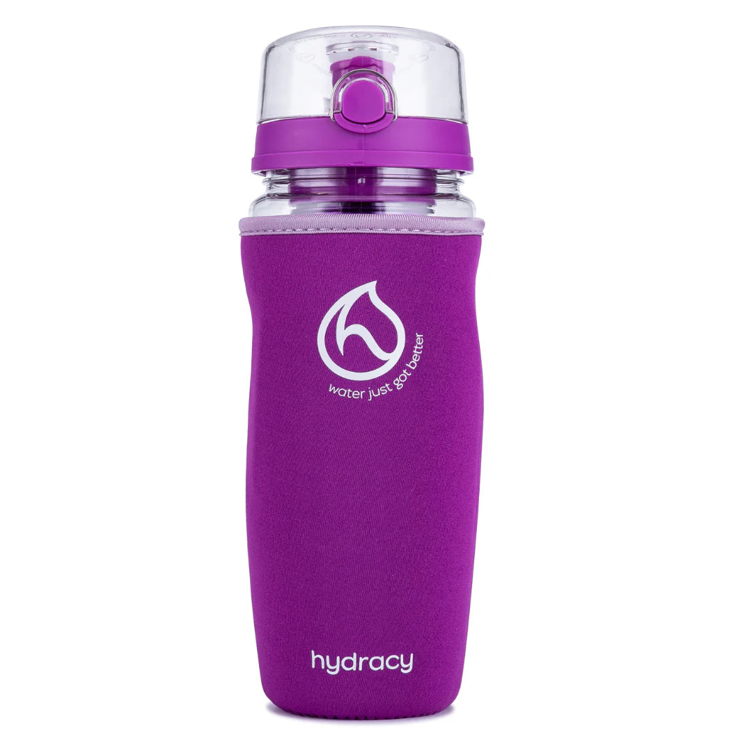 32 oz / 1 L Infuser Bottle with Time Marker and Sleeve | Hydracy