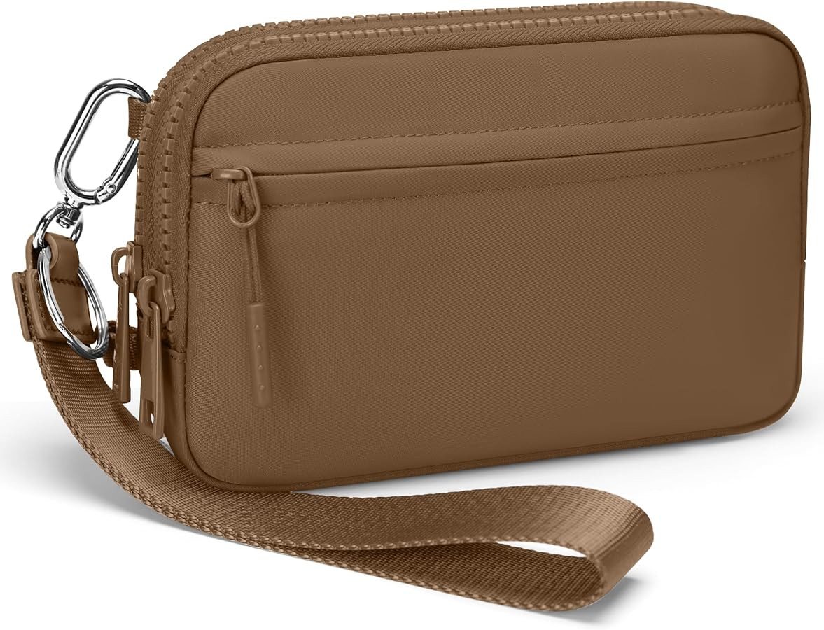 FODOKO Wristlet wallets for women Nylon Quilted Wallet with 4 Zippers,Travel Credit Card,Holder C... | Amazon (US)