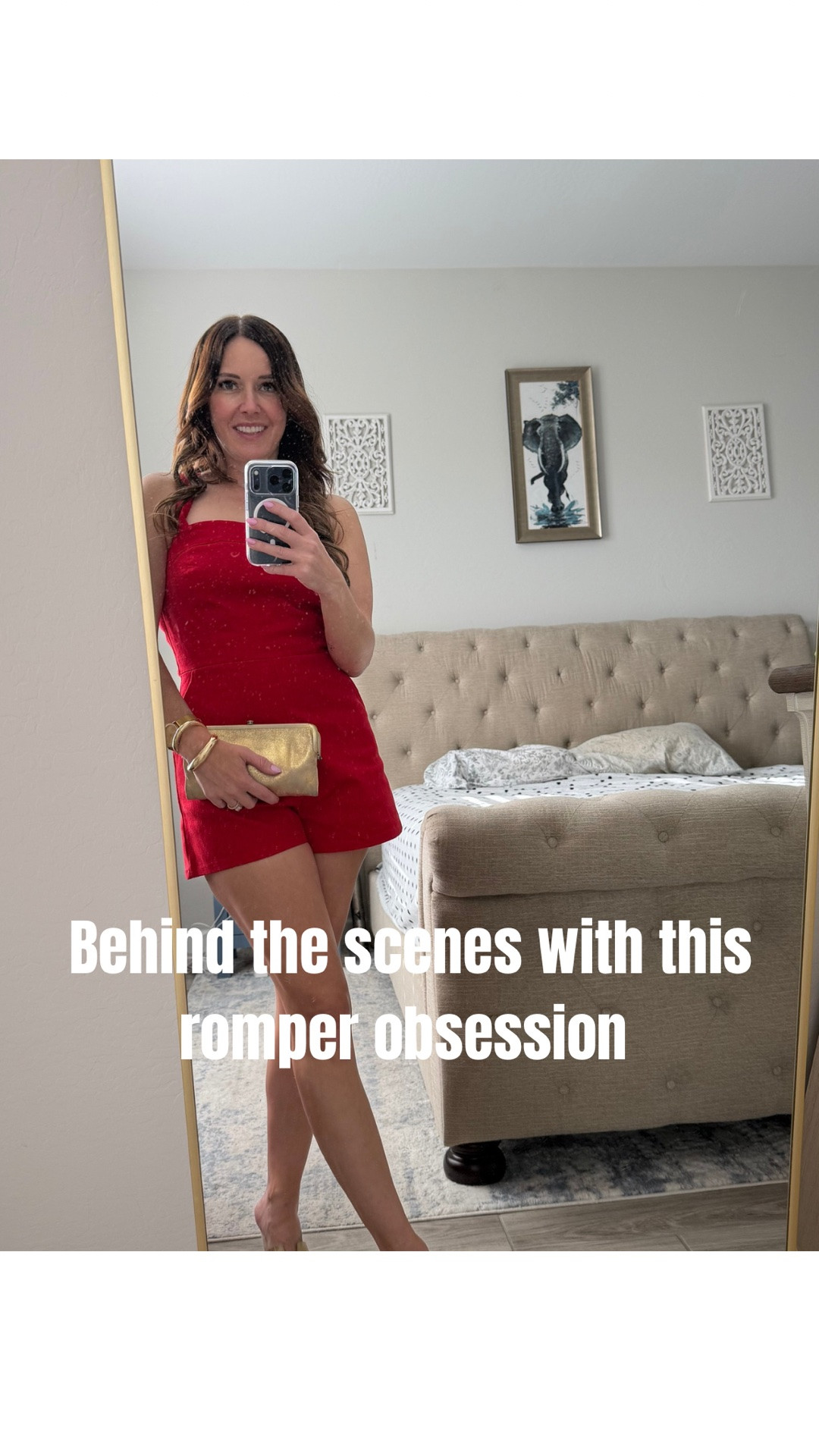 Mediterranean cruise outfit planning has officially started and I am not mad about it. ❤️‍🔥✈️

First up — what I’m wearing to a sunset dinner in Santorini. This @VICI  romper has no business being this flattering. It has pockets, ties in the back, and for my hourglass girlies — trust me on this one.

Styled it with chunky gold bangles from Amazon stacked with my watch, @Steve Madden US wedges, and a gold Hobo clutch. The whole look feels expensive but it’s not.

This is outfit 1 of many because I am planning every single look for this cruise and bringing you along for all of it. Follow along for the full Mediterranean outfit series. 🌊

#LTKTravel #LTKootd #LTKdayinmylife