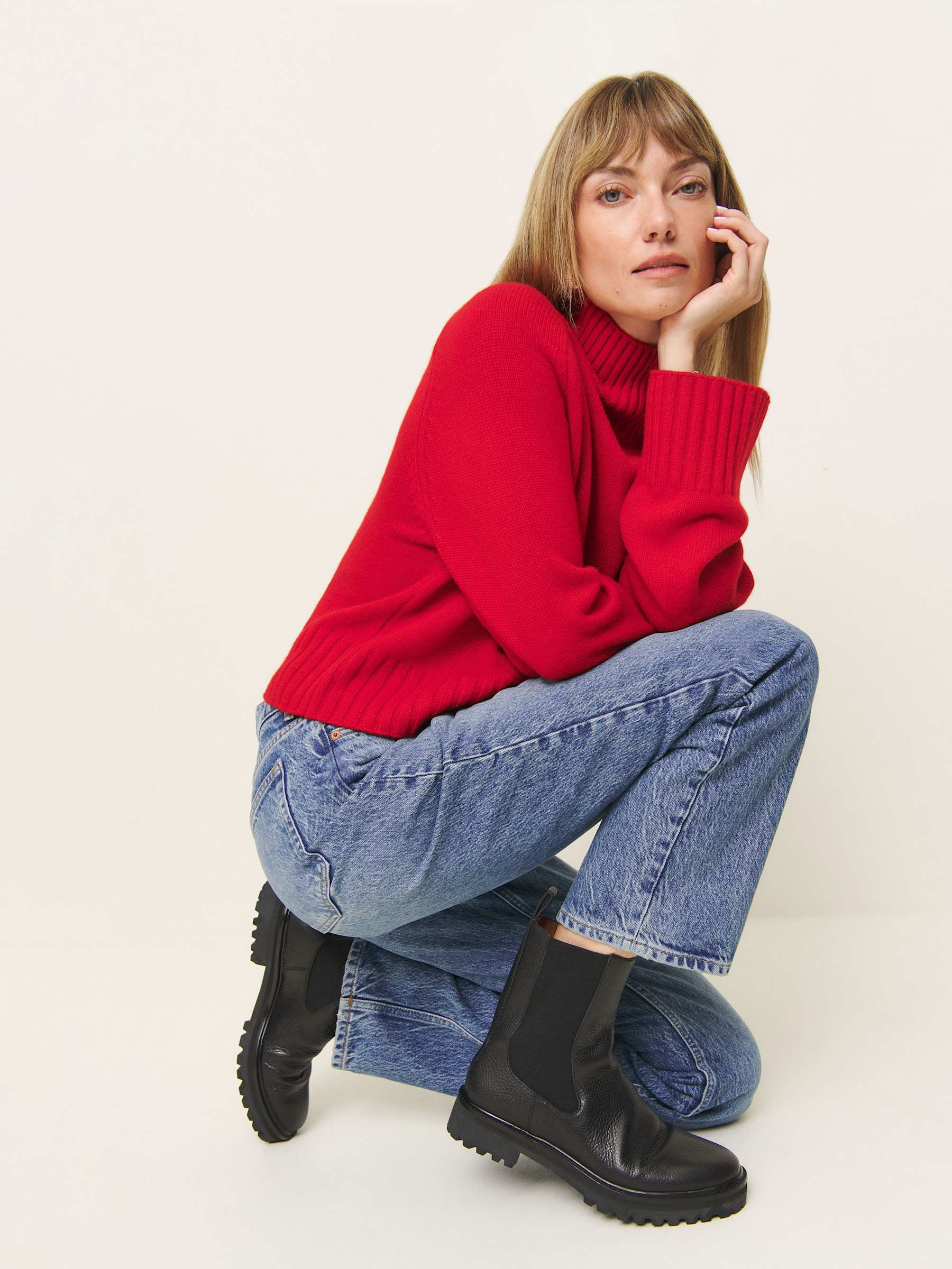 Katerina Lug Sole Chelsea Boot | Reformation (Global)