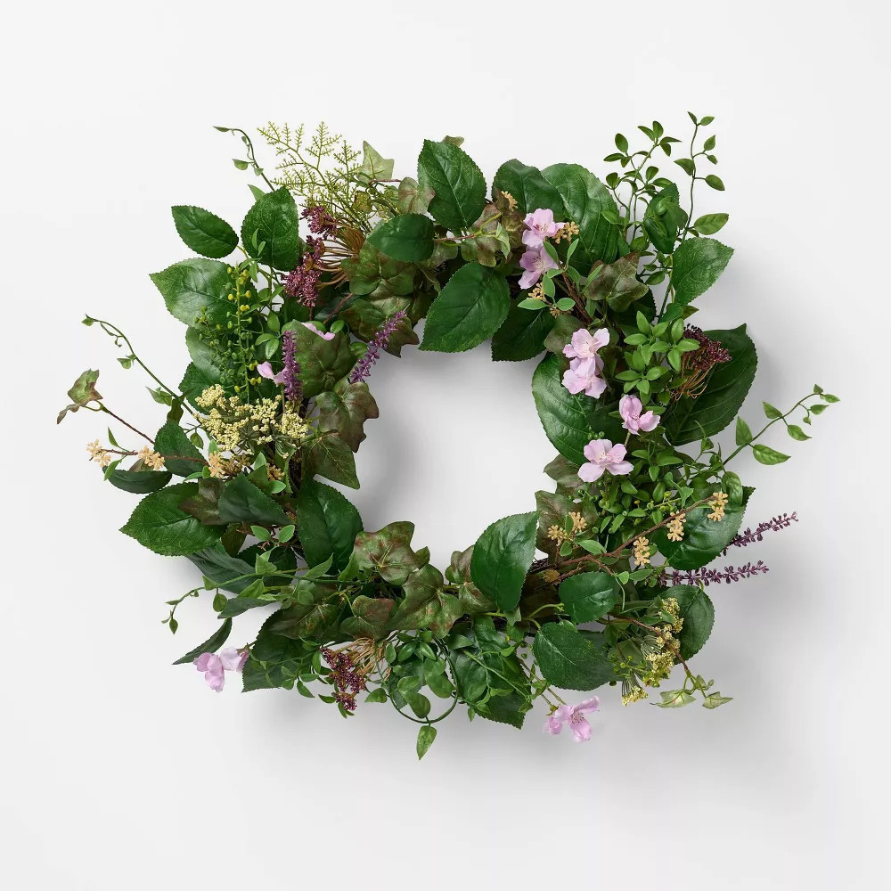 Mixed Floral Wreath - Threshold designed with Studio McGee | eBay US