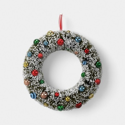 Ornament Christmas Bottlebrush Wreath - Threshold™ | Target