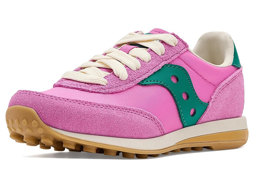 Saucony Kids Trainer 80 KDZ (Little Kid/Big Kid) Kid's Shoes Pink 1: 1 Little Kid M, Leather | Zappos