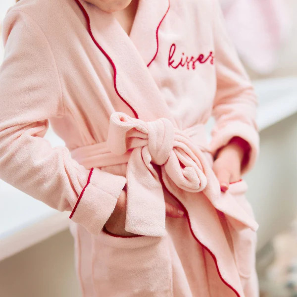 Kids’ Scallop Lightweight Robe | Weezie Towels