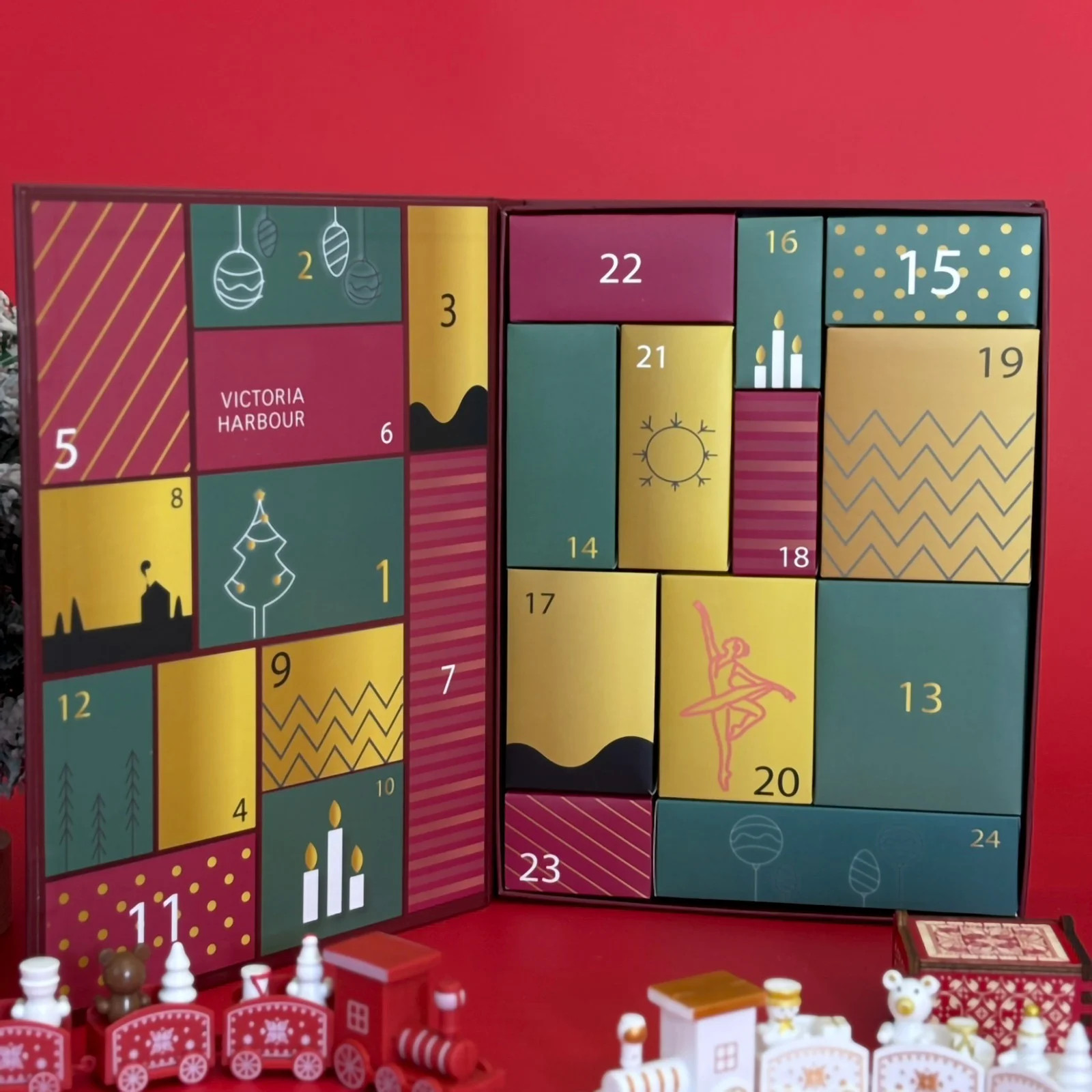 Christmas Advent Calendar Boxes 24 Empty DIY Craft Kit Make Your Own Holiday Countdown Calendar F... | Walmart (US)