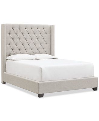 Furniture Monroe Upholstered King Bed, Created for Macy's & Reviews - Furniture - Macy's | Macys (US)