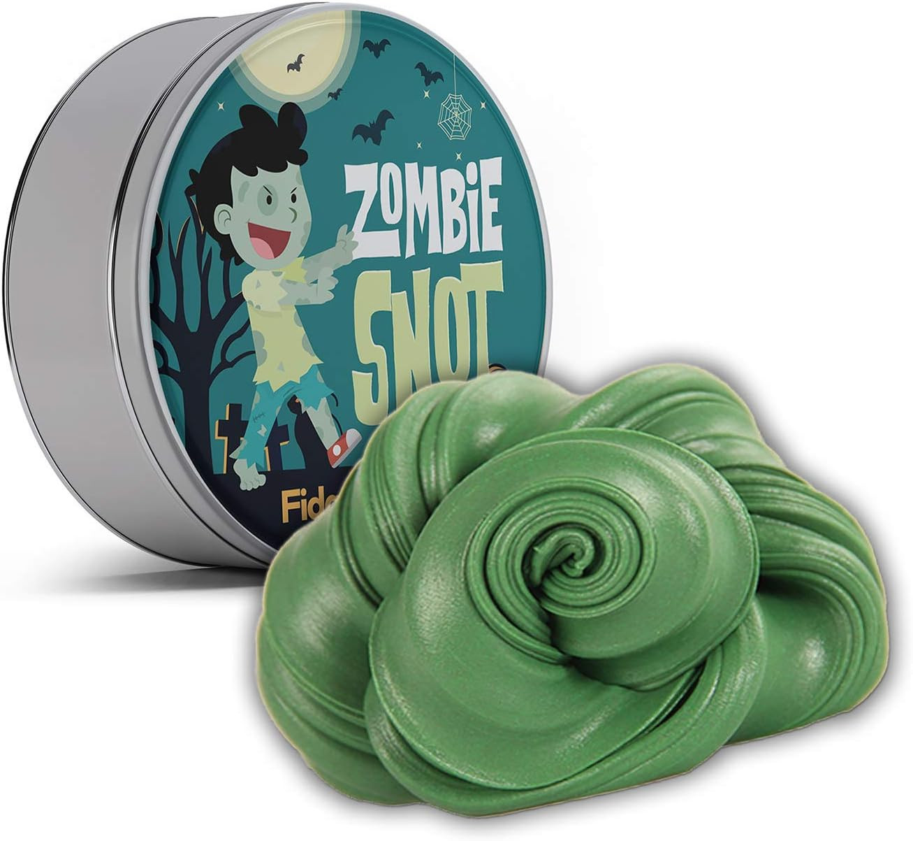 Zombie Snot Fidget Putty Stress Relief Novelty Zombie Gags for Kids Stocking Stuffers for Boys Halloween Weird White Elephant Ideas Fidget Toys Pearl Green Therapy Putty | Amazon (US)