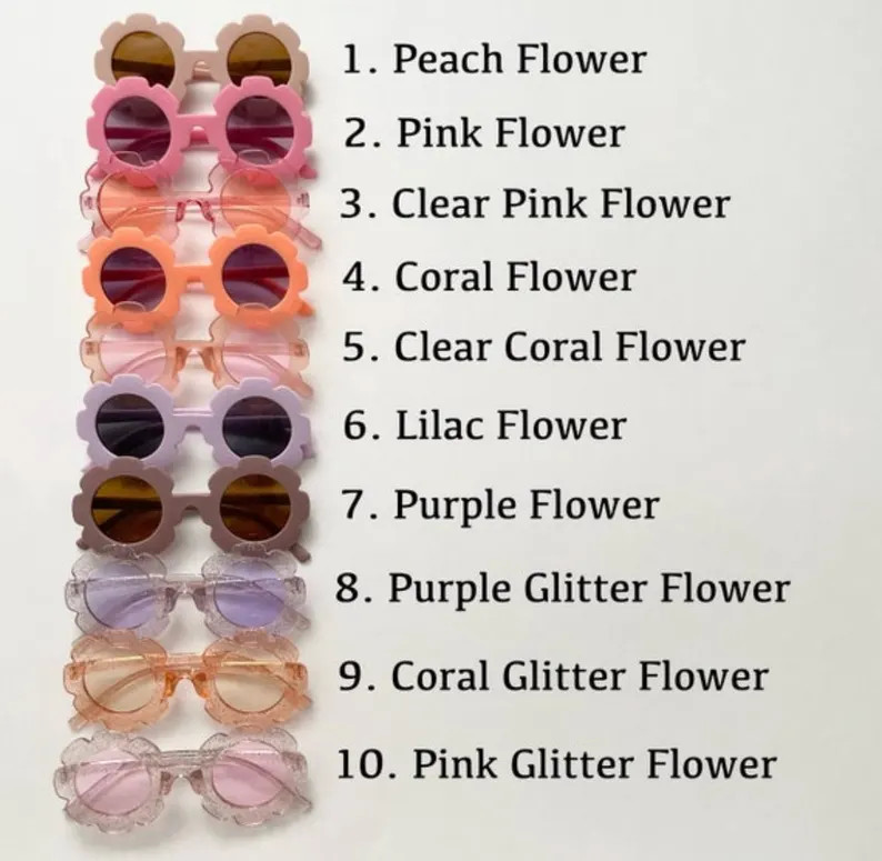 Personalized Sunglasses for Kids, Daisy Glasses, Neutral Glasses, Toddler Glasses, Custom Sunglas... | Etsy (US)