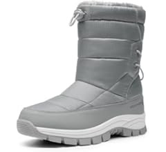 DREAM PAIRS Women's Winter Snow Boots Waterproof Lightweight Warm Fashion Mid Calf Boot | Amazon (US)