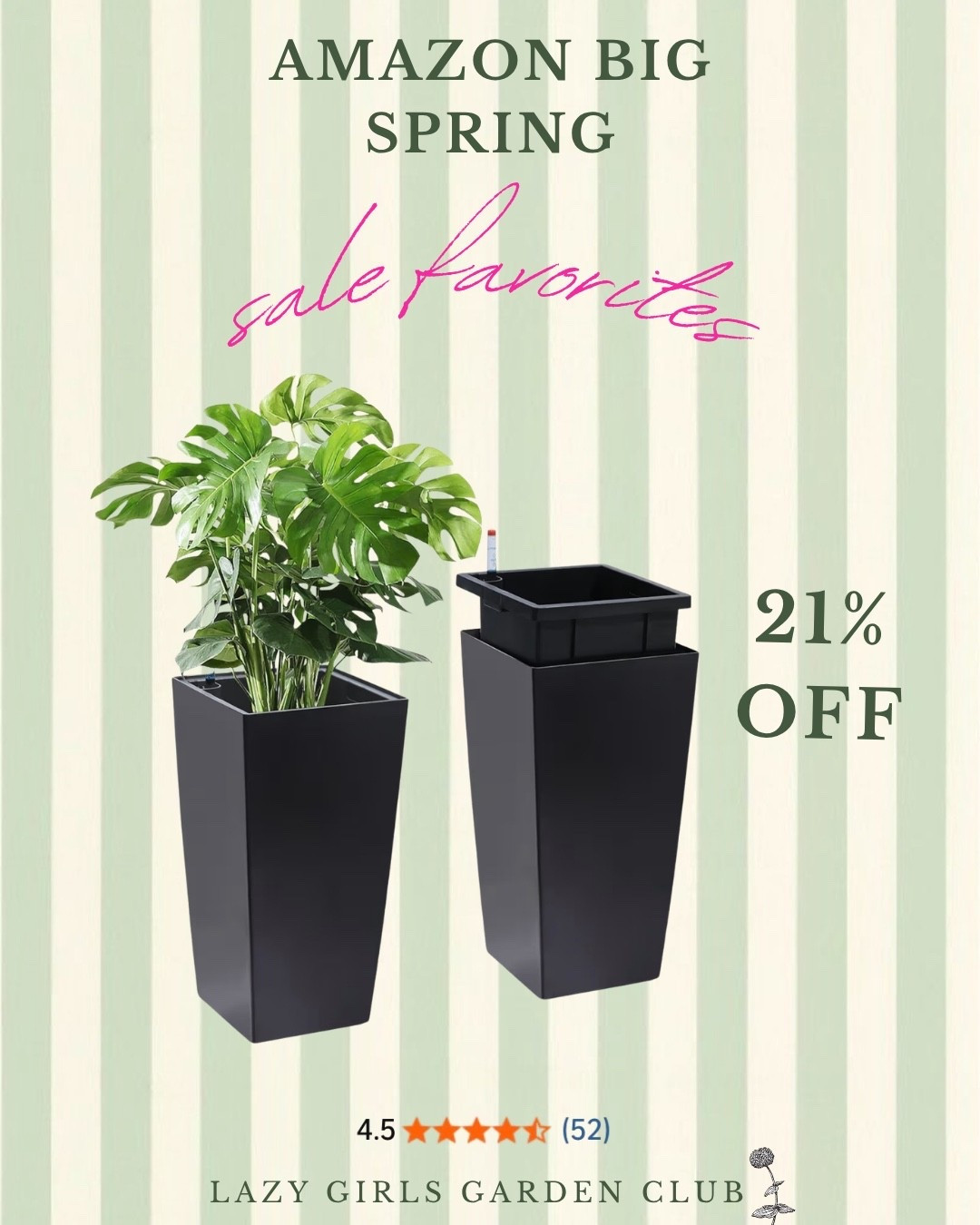 These fun spring + summer planters are 21% off today 👀

#LTKSeasonal #LTKHome #LTKSaleAlert