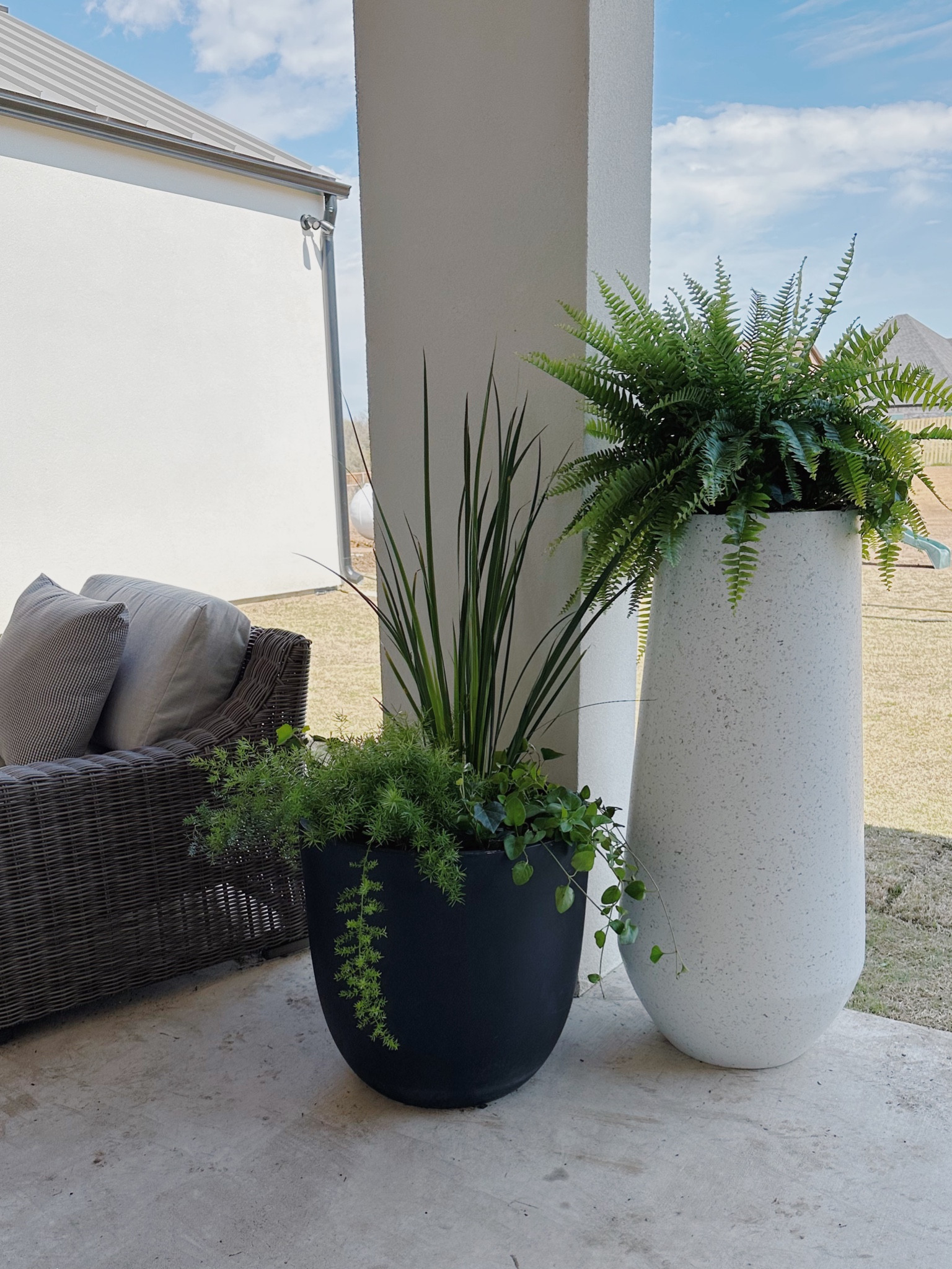 I got this black planter from At Home. They have a really good selection of planters at good prices. I like this one because it is heavy, it's not one of those plastic ones. Black planter dupe
#blackplanterdupe #blackplanter 

#LTKhome