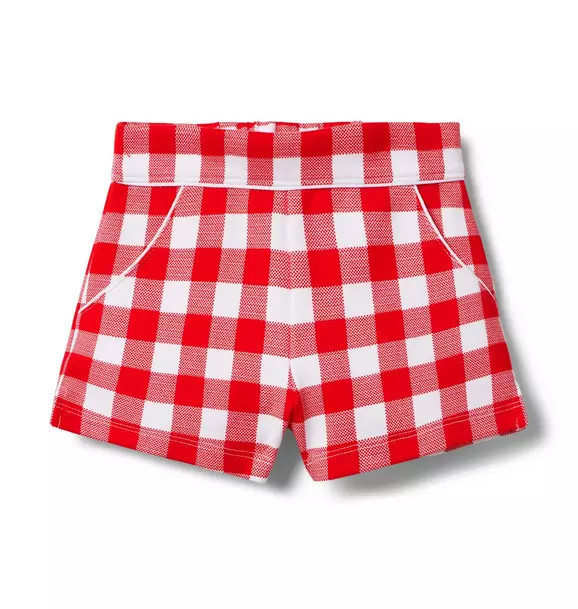 Gingham Ponte Short | Janie and Jack