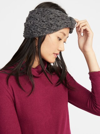 Textured Basket-Weave Earwarmer for Women | Old Navy US