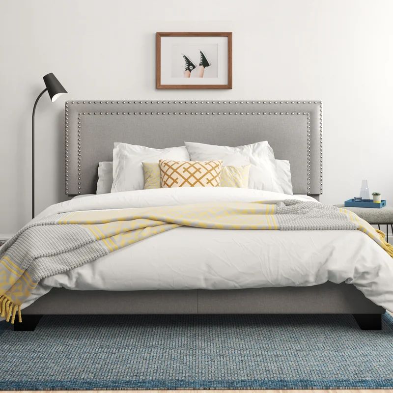 Charlie Upholstered Low Profile Standard Bed | Wayfair North America