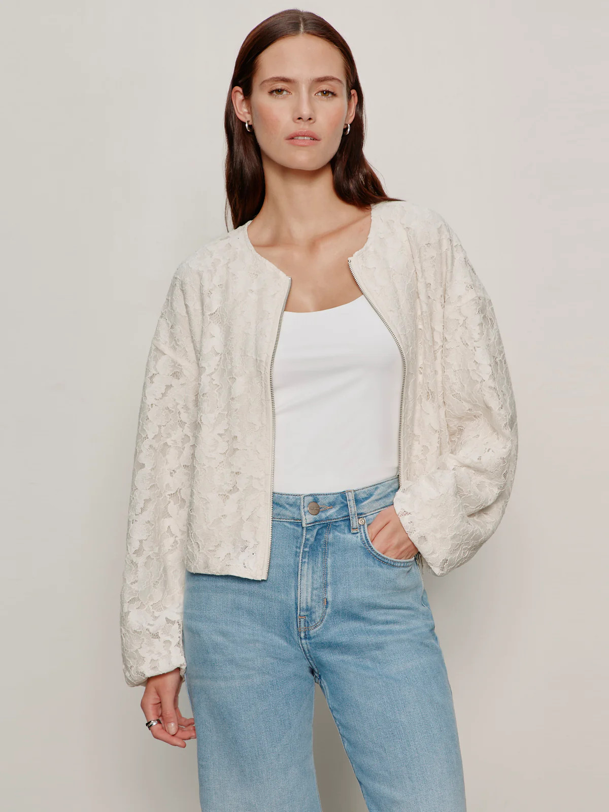LEILA LACE JACKET COLLAGEN | Sanctuary Clothing