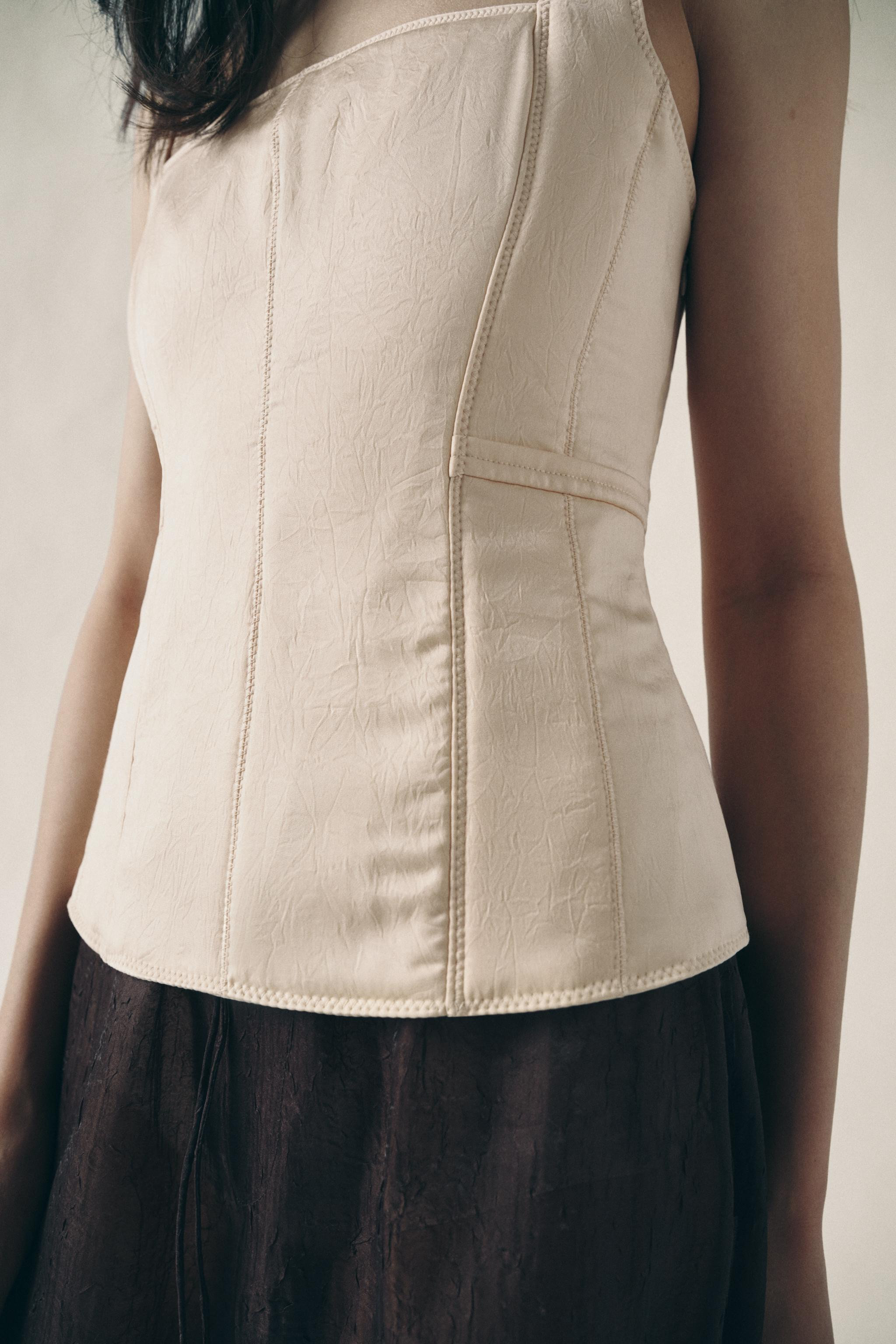 PADDED BUSTIER TOP | Zara UK